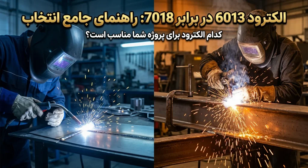 تفاوت الکترود 6013 و 7018 چیست؟ راهنمای جامع انتخاب الکترود برای جوشکاران مبتدی و حرفهای